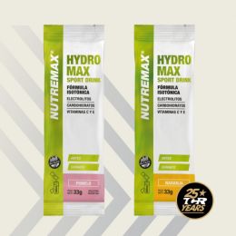 Isotónico Hydromax Sport Drink Nutremax® - 20 unid. - 10 Naranja + 10 Pomelo